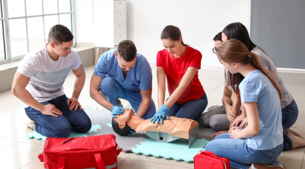 which of the following statements about performing cpr with two or more rescuers is true?