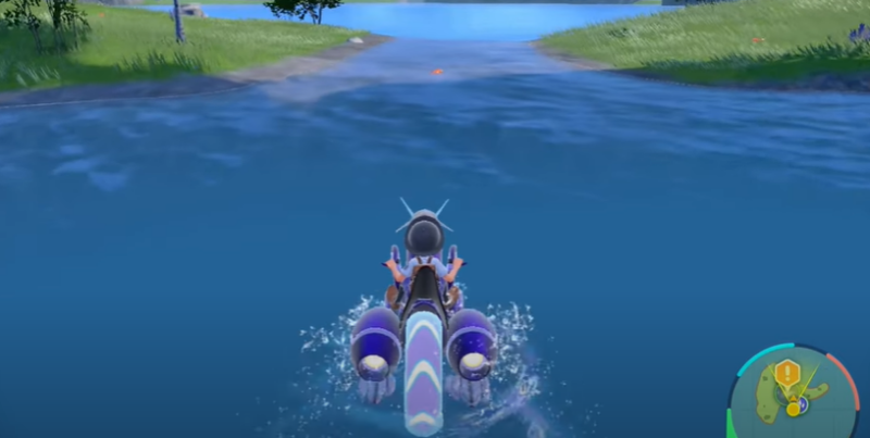 how to swim in pokemon violet