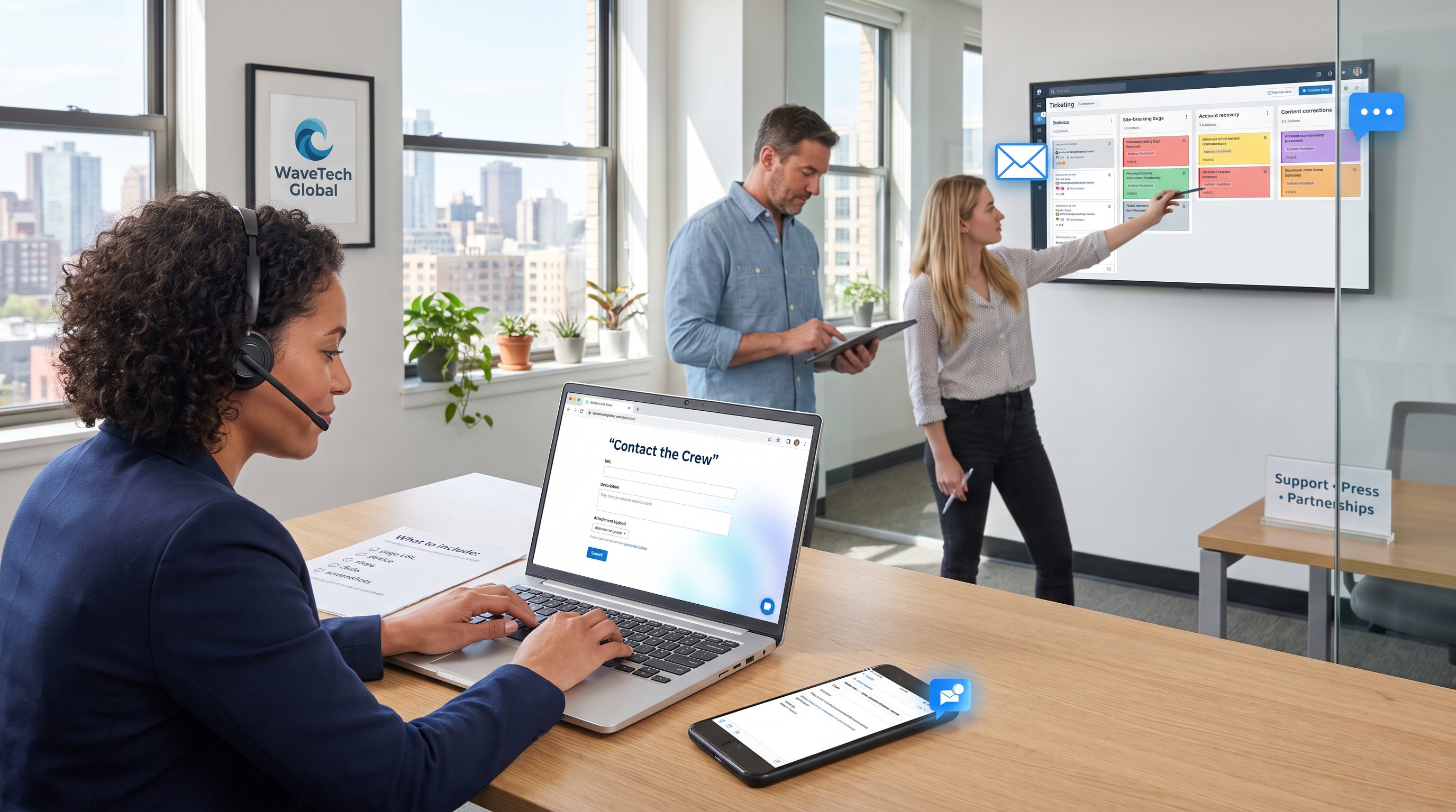 WaveTechGlobal.com Contact the Crew: How to Reach the Team for Help, Feedback, or Enquiries