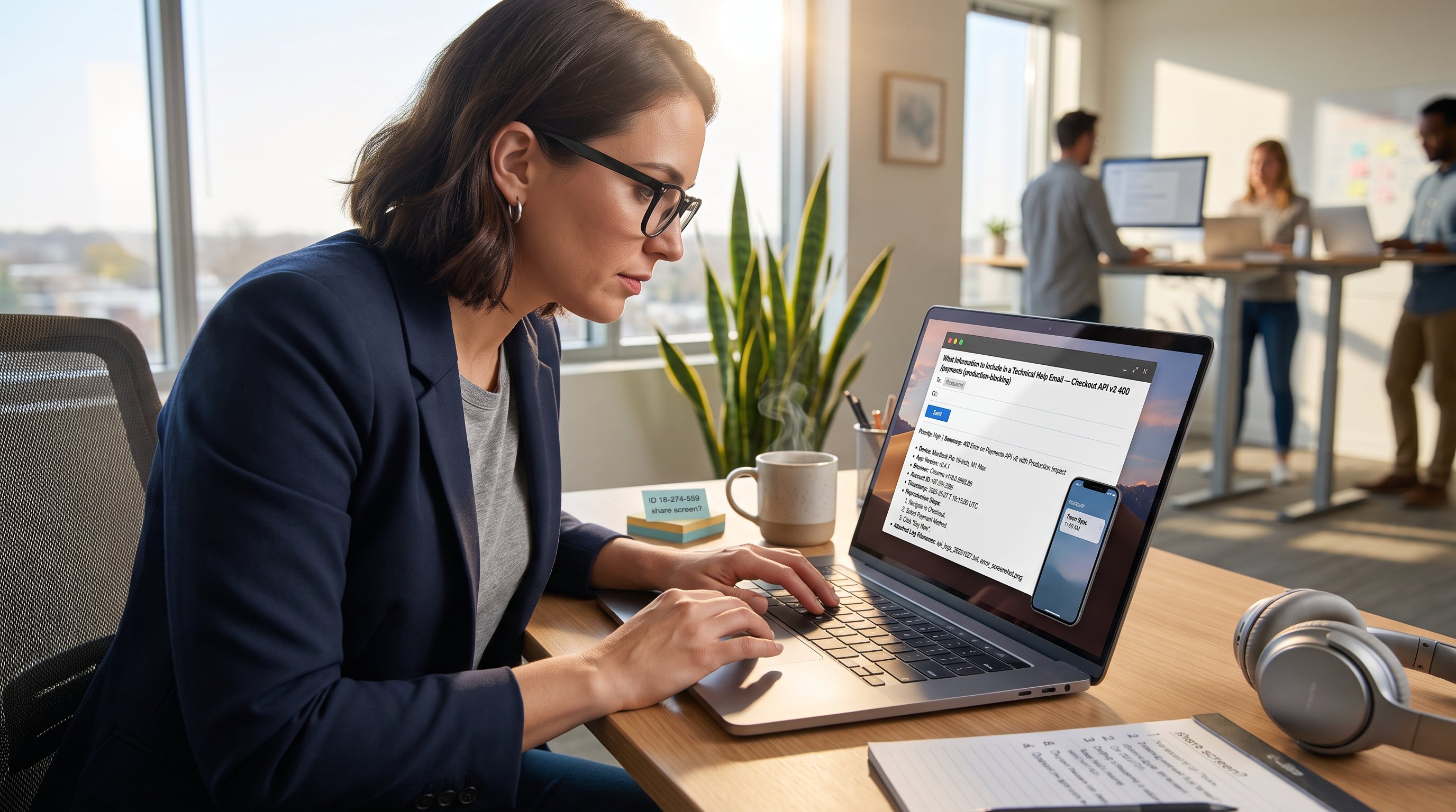 What Information to Include in a Technical Help Email