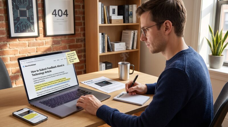 How to Submit Feedback About a Technology Article